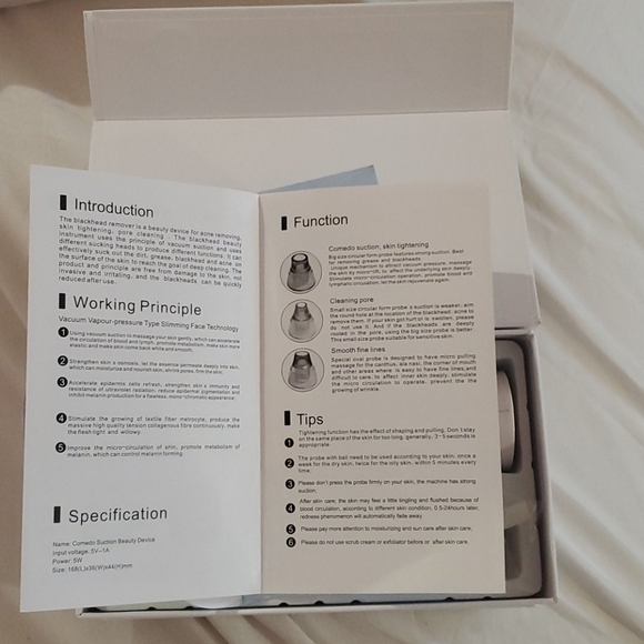 New Electric Blackhead Remover Face Cleaner - Picture 6 of 12